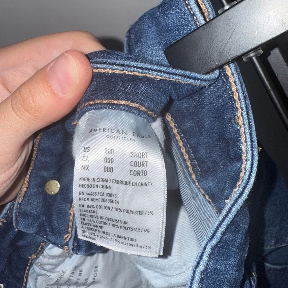 American Eagle Outfitters Dark Blue Skinny Jeans - Picture 4 of 4